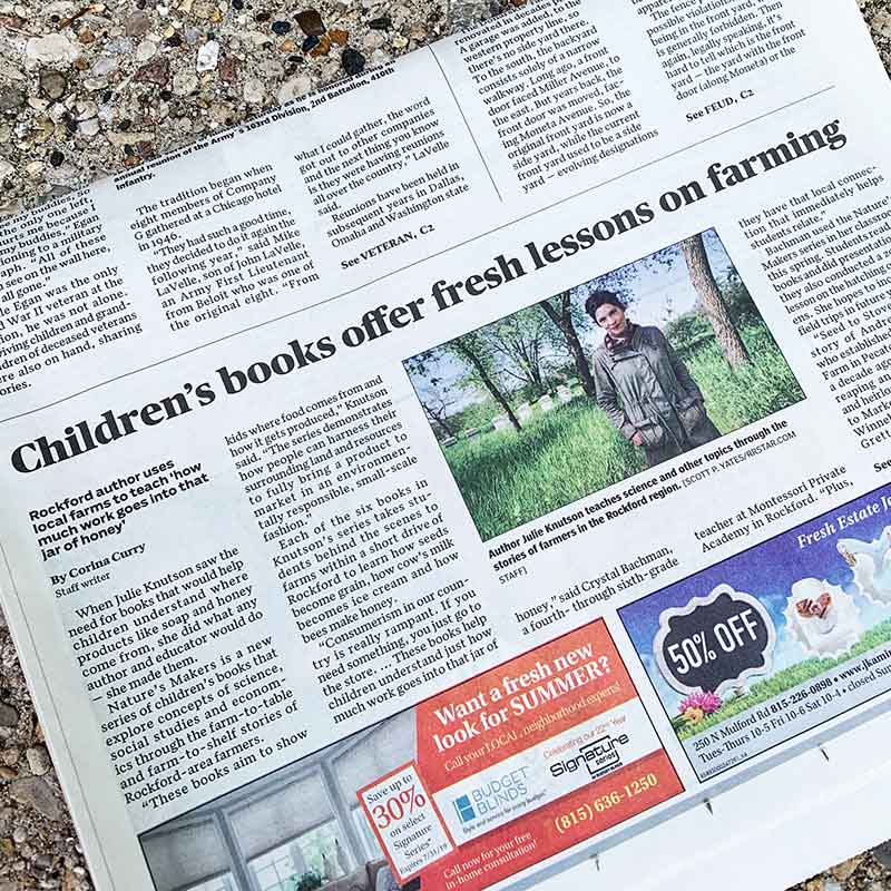 Julie Knutson - Register Star - Natures Makers